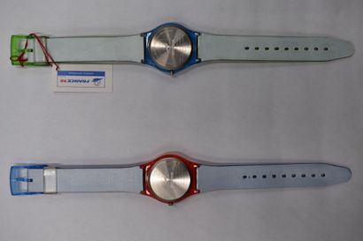 AVRONEL. France 98. Deux montres à quartz,...