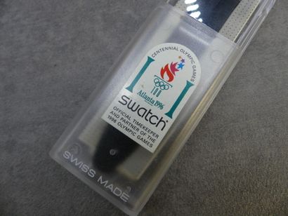 SWATCH. Réunion de deux montres. Montres...