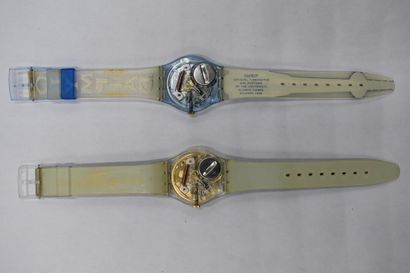 SWATCH. Jeux olympiques. Réunion de deux...