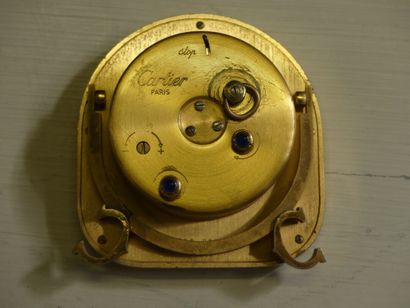 CARTIER. Must de Cartier. Pendulette de bureau...