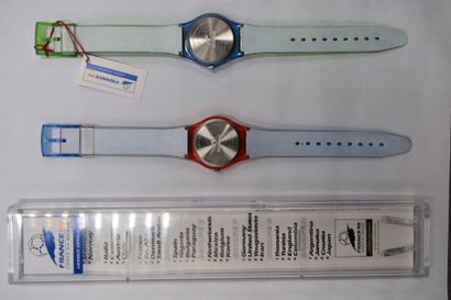 AVRONEL. France 98. Deux montres à quartz,...