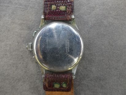 ALPHA. Montre chronographe en acier avec...