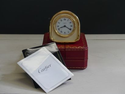 CARTIER. Must de Cartier. Pendulette de bureau...
