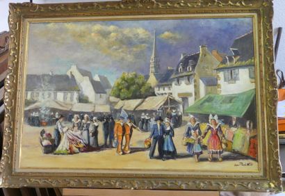 Jean René NYS, Place d'un village breton...