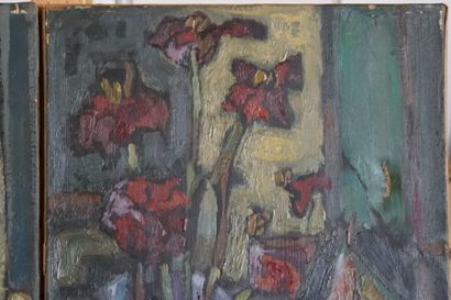 H. REY, Bouquet 
H. REY (XX), Bouquet aux...