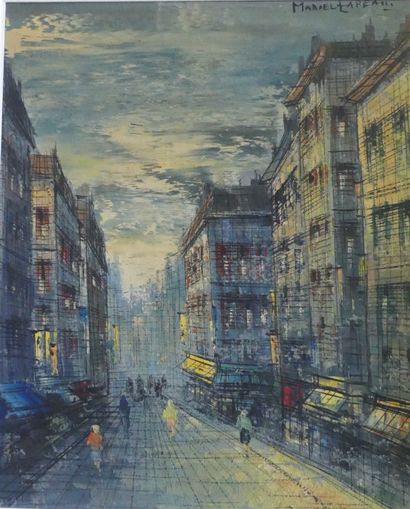 Marcel LAREAU, Rue Animée 1953
Marcel LAREAU...