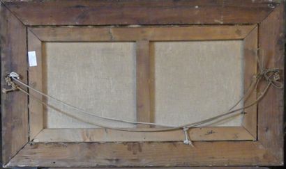 MARINE
Ecole du XIXème siècle, Marine, huile...