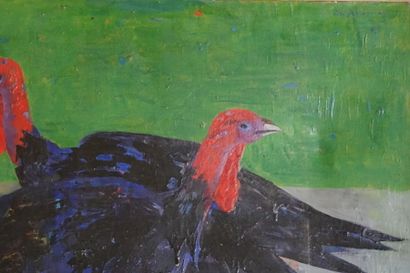 Georges AKOPIAN, Couple de pintades
Georges...