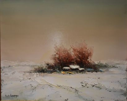 Louis LAMARQUE, Neige
Louis LAMARQUE (1912-1991),...