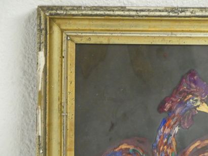 Poules
Ecole Française du XXe siècle. Poules,...