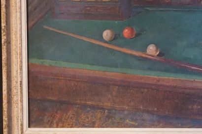 Madeleine PLANTEY, Le billard
Robert Gilles...