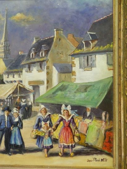 Jean René NYS, Place d'un village breton...