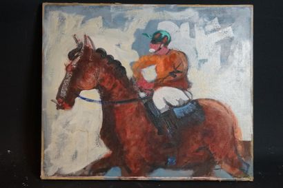 Le jockey
Ecole française du XXème siècle,...