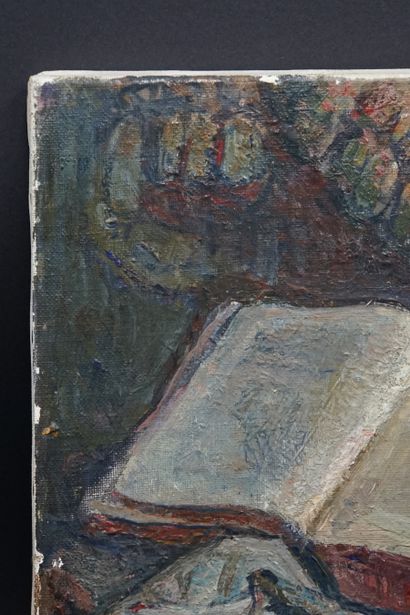 Alexandre BONDICOV, Nature morte au livre,...
