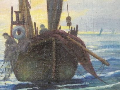 Pêcheurs
Ecole du XXème siècle, Pêcheurs,...