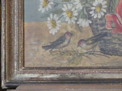 Bouquet de fleurs
Ecole du XXème siècle,...