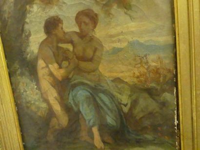 Etude pour une scène mythologique
Ecole française...