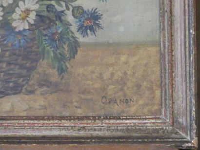 Bouquet de fleurs
Ecole du XXème siècle,...