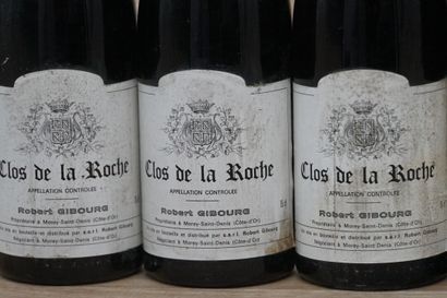 6 bouteilles de Clos de La Roche 1981 mise...