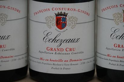 6 bouteilles d' Echezeaux Grand Cru 2002...