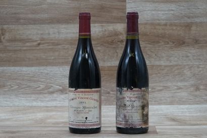 2 bouteilles de vin de Bourgogne côte de...