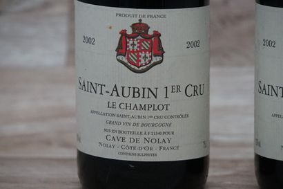 2 bouteilles de Saint-Aubin rouge 1er cru...