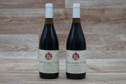 2 bouteilles de Saint-Aubin rouge 1er cru...