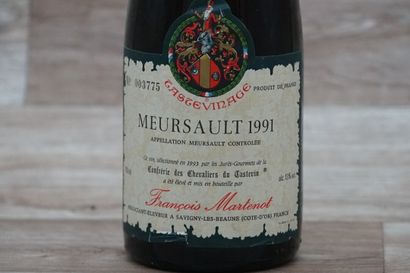 1 bouteille de Meursault 1991 sélectionné...