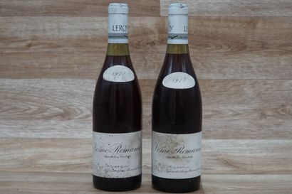2 bouteilles de Vosne-Romanée 1973 mise ...