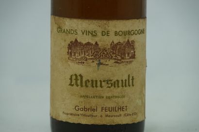 1 bouteille de Meursault 1966 Gabriel Feuilhet

niveau...