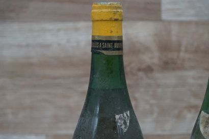 2 bouteilles de vin de Bourgogne blanc de...