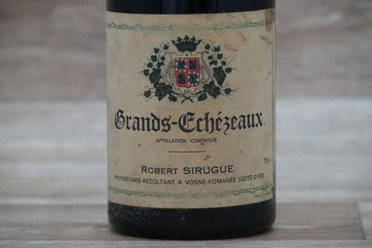 1 bouteille de Grands-Echézeaux 1978 Robert...