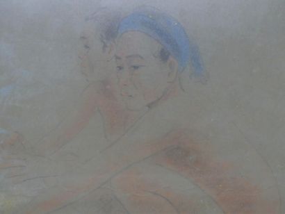 Ecole indochinoise du XXème siècle, personnages...