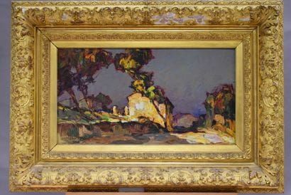 PASTOUR Louis (1876-1948) Paysage, huile...