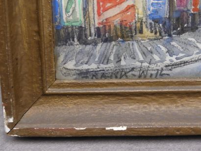 Franck WILL (1900-1951) Paris, paire de techniques...