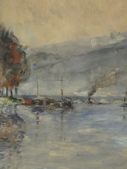Pierre THEVENET (1870-1937), bateaux dans...