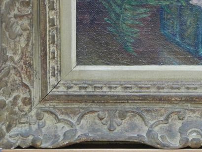 Raymonde BOUQUET, Fleurs, huile sur toile,...