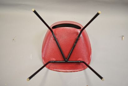 Pierre GUARICHE. Paire de chaises Tulipe...