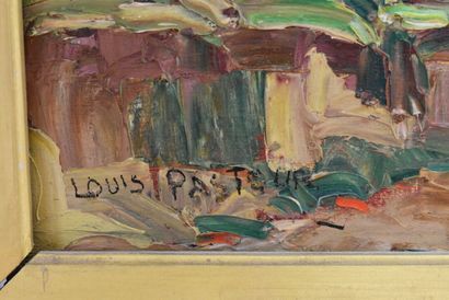 PASTOUR Louis (1876-1948) Paysage, huile...