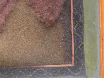 Bas reliefs. 
Suite de deux bas reliefs en...