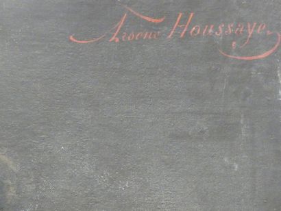 Arsène HOUSSAYE, Portrait d'homme, huile...