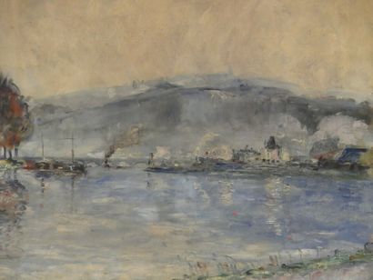 Pierre THEVENET (1870-1937), bateaux dans...