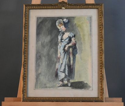 Alfred George STEVENS (1817-1875), Aquarelle
Alfred...