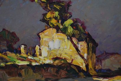 PASTOUR Louis (1876-1948) Paysage, huile...