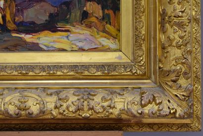 PASTOUR Louis (1876-1948) Paysage, huile...