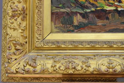 PASTOUR Louis (1876-1948) Paysage, huile...