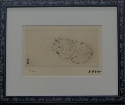 HECHT Joseph (1891-1951). Petit ours, c....