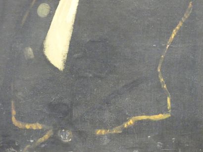 Arsène HOUSSAYE, Portrait d'homme, huile...