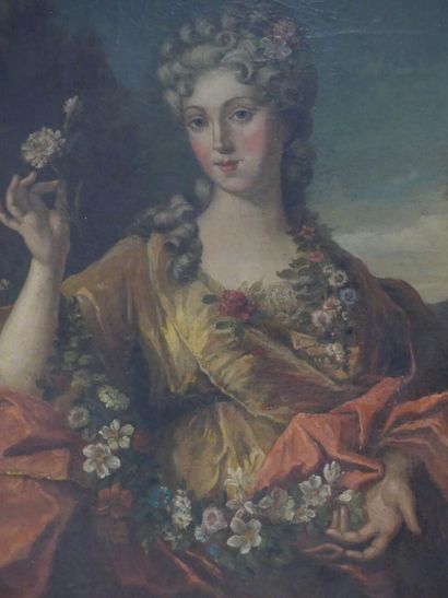 Ecole française du XVIIIème siècle, Femme...