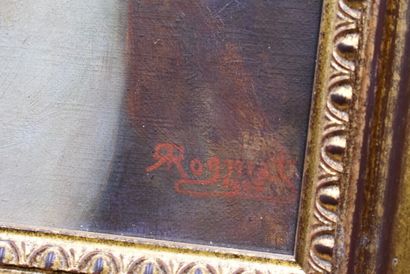 ROGNIAT, Profil de jeune fille nue
R. ROGNIAT,...